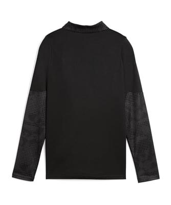 AC Milan 1/4 Zip Trainingspak Junior 2025/2026 - Maat 176 - Kleur: Zwart | Soccerfanshop