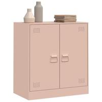 Dressoir 67x39x73 cm staal roze - thumbnail