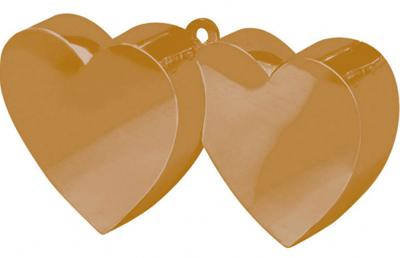 Ballongewicht dubbel hart goud 150gr