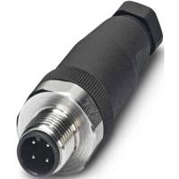 Phoenix Contact 1553161 Sensor/actuator connector, niet geassembleerd M12 Aantal polen (sensoren): 4 Stekker, recht 1 stuk(s) - thumbnail