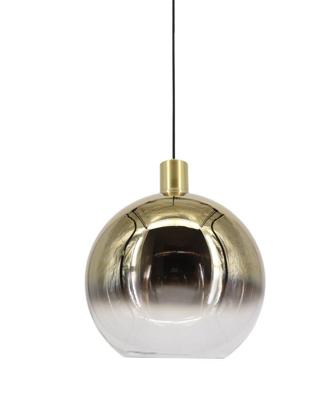 Artdelight Ø 40cm hanglampRosario met goud glas - HL 202-40 GO