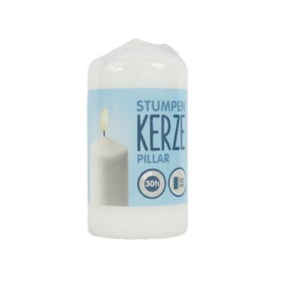 Stompkaars wit 6 x 11 cm | 24 stuks