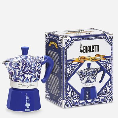 Italiaanse Koffiepot Bialetti MOKA D&G BLU MEDIT. 3T Blauw Aluminium 3 Koppar Italiaanse Koffiepot Bialetti MOKA D&G BLU MEDIT. 3T Blauw Aluminium 3 Koppar