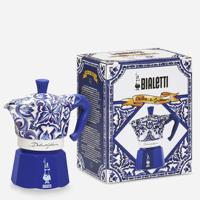 Italiaanse Koffiepot Bialetti MOKA D&G BLU MEDIT. 3T Blauw Aluminium 3 Koppar - thumbnail