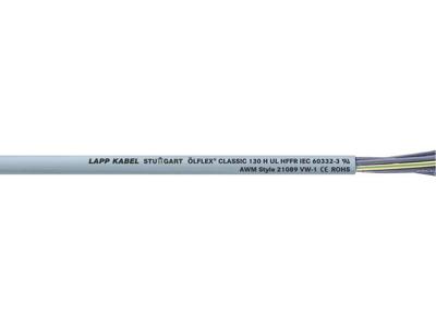 LAPP ÖLFLEX® CLASSIC 130 H Stuurstroomkabel 3 G 2.5 mm² Grijs 1123140/500 500 m