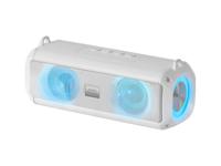 Mars Gaming MSB-XT, Draagbare Luidspreker + Soundbar 2in1, Dynamische RGB Verlichting, 4 Drivers 20W Geluidssysteem, Bluetooth 5.3 Luidspreker + AUX/MicroSD/USB/FM Radio, Wit - thumbnail