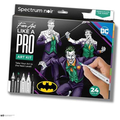 Creativ Company Hobbyset illustratie, helden en schurken: joker, diverse kleuren, 1 doos
