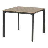 Arezzo tuintafel vierkant polywood - thumbnail