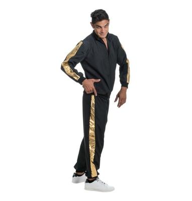 Rapper Outfit Zwart/Goud Volwassenen 2-Delig