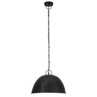 VidaXL Hanglamp industrieel vintage rond 25 w e27 41 cm zwart - thumbnail
