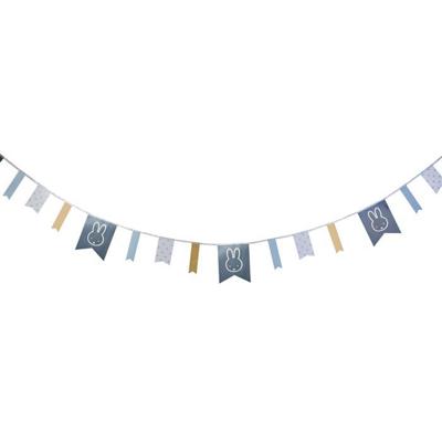 Haza Witbaard Nijntje slinger blauw, 4mtr. - thumbnail