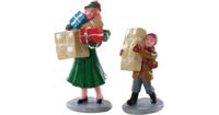 Kerstfiguur Christmas rush set of 2 LEMAX - Lemax - thumbnail