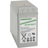 GNB Marathon EXIM12V35FT Loodaccu 12 V 35 Ah Loodvlies (AGM) (b x h x d) 107 x 189 x 280 mm M6-schroefaansluiting Onderhoudsvrij - thumbnail