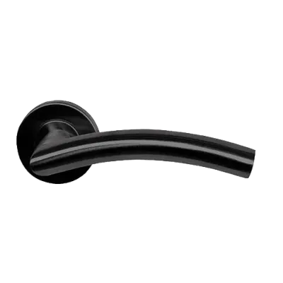 Formani Basics LB4-19 EN1906/3 deurkruk geveerd op rozet - mat zwart