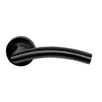 Formani Basics LB4-19 EN1906/3 deurkruk geveerd op rozet - mat zwart - thumbnail