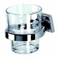 Geesa Standard Collection Glashouder Met Gehard Glas Chroom 917138-HG - thumbnail