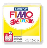 Fimo kids boetseerklei geel, 42gr - thumbnail