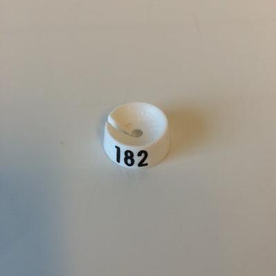 MB wit/zwart 182 voor op kledinghanger