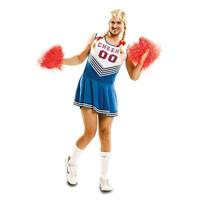 Cheerleader Kostuum Man Blauw Animator - thumbnail