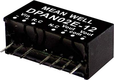 MEAN WELL DPAN02E-12 DC/DC-convertermodule 83 mA 2 W Aantal uitgangen: 2 x Inhoud 1 stuk(s)