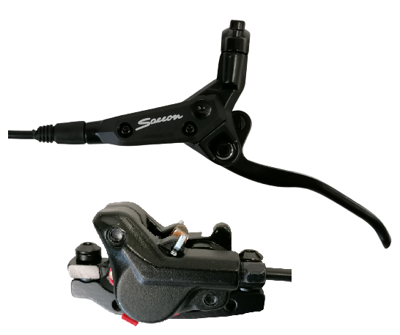 Saccon dh56-r1600 hydraulische schijfremset rechts 1600mm zwart