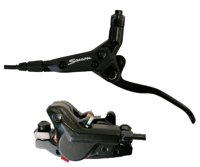 Saccon dh56-r1600 hydraulische schijfremset rechts 1600mm zwart - thumbnail