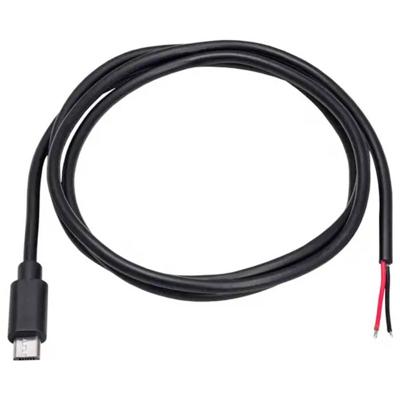Akyga Laagspannings-adapterkabel Micro-USB-stekker - Open kabeleinde 1 m 1 stuk(s)