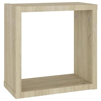VidaXL Wandschappen kubus 2 st 30x15x30 cm sonoma eikenkleurig
