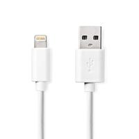 Lightning Kabel | USB 2.0 | Apple Lightning 8-Pins | USB-A Male | 480 Mbps | Vernikkeld | 2.00 m | R - thumbnail