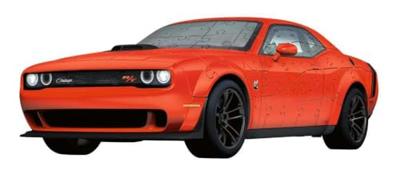 Ravensburger 3d puzzel dodge chall.r/t scat pack, 108st. Ravensburger 3d puzzel dodge chall.r/t scat pack, 108st.