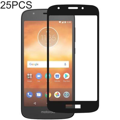 25 stuks volledige lijm volledige cover Screen Protector gehard glas film voor Motorola Moto E5 Play