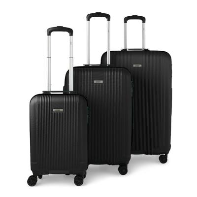 Noorvik Kofferset 3-Delige Set Black