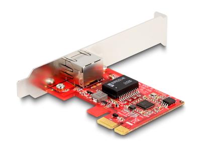 DeLOCK pci express x1 card naar 1 x rj45 2,5 gigabit lan i225 nbase-t - low profile netwerkadapter