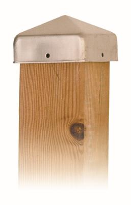 Eurofix paalkap piramide 71x71 mm rvs