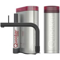 Quooker Front Keukenkraan Set - Kokend Warm- en Koud Water - Zwart - Inclusief PRO3 Reservoir & CUBE - Direct Gekoeld Bruisend Water - thumbnail