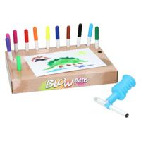 Blaaspennenset met Pompje Dinosaurus - thumbnail