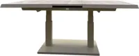 Trestino verstelbare lounge tuintafel codell pop-up extension 183x88x75cm latte - thumbnail