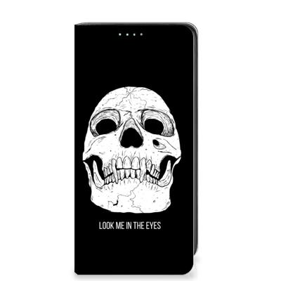 Mobiel BookCase Samsung Galaxy A41 Skull Eyes Mobiel BookCase Samsung Galaxy A41 Skull Eyes