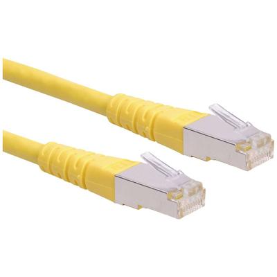 ROLINE patchkabel Cat.6 (Klasse E) S/FTP (PiMF), geel, 2 m