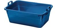 Lockweiler Kuip | L620xB425xH250mm | inhoud 45 l | PE blauw | 1 stuk - 103976226 103976226 - thumbnail