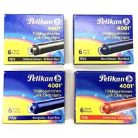 Pelikan inktpatronen 4001 rood - thumbnail