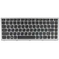 Notebook keyboard for Lenovo IdeaPad U410 silver frame - thumbnail