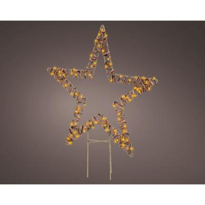 Decoratie Metalen LED Ster 1x48x54 cm