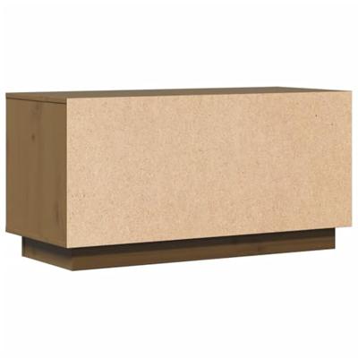 Tv-meubel 80x34x40 cm massief grenenhout honingbruin