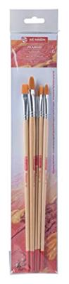 Talens Art Creation penselenset polyester geassorteerd, set met 5 penselen