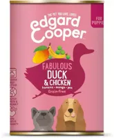 Hond blik pup eend 400g Edgard & Cooper - Edgard en cooper - thumbnail