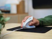 Trust VERTO ERGO Muis Kabelgebonden Optisch Wit 6 Toetsen 1600 dpi Ergonomisch - thumbnail