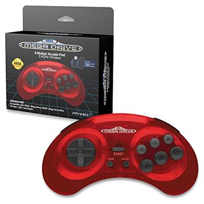 Retro-Bit SEGA Mega Drive 8-Button 2.4G Wireless Controller (Crimson Red) Retro-Bit SEGA Mega Drive 8-Button 2.4G Wireless Controller (Crimson Red)