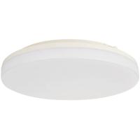 LED Plafondlamp - Plafondverlichting - Badkamerlamp - Andres - Opbouw Rond 20W - Waterdicht IP54 - Helder/Koud Wit 6400K - Mat Wit - Kunststof - thumbnail