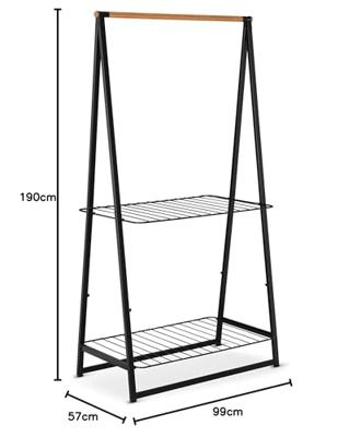 Brabantia 118203 droogrek Staand droogrek Zwart